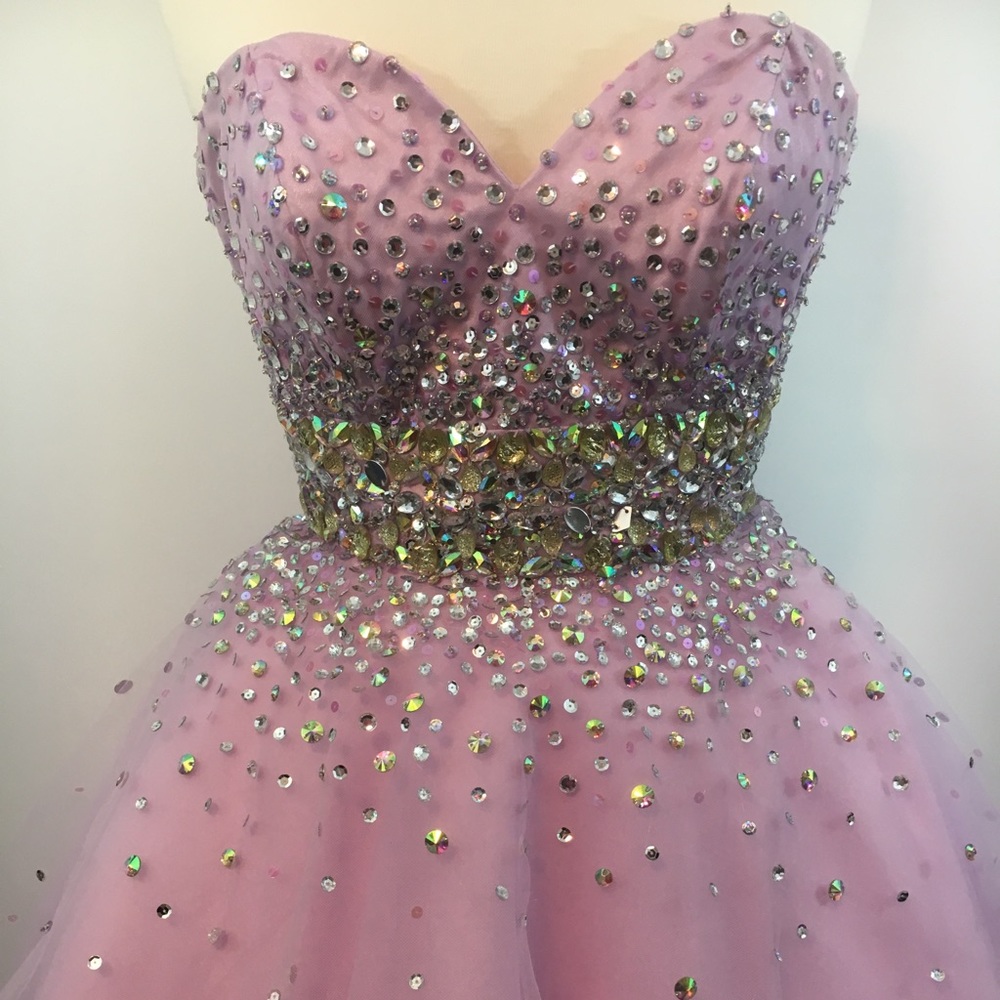 Mori Lee By Madeline Gardner Short Dress - Picture 3 of 8